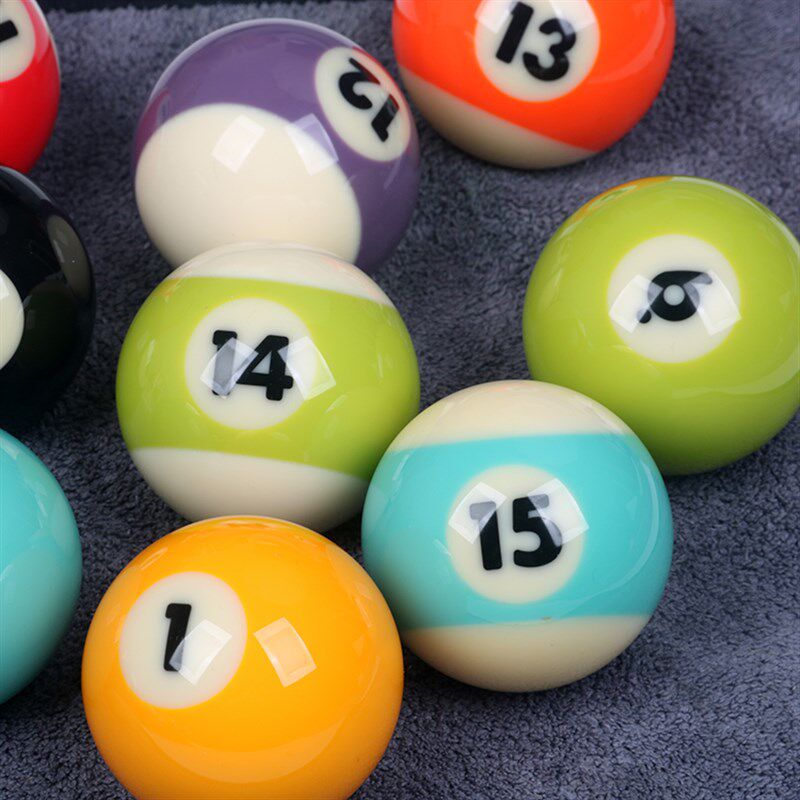 速发独眼龙台子球单个散卖母球标准57.2mm美式黑球零八桌球水晶球