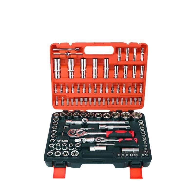 速发108件套筒工具套装+套筒五金扳手工具+汽配汽修多用途工具套