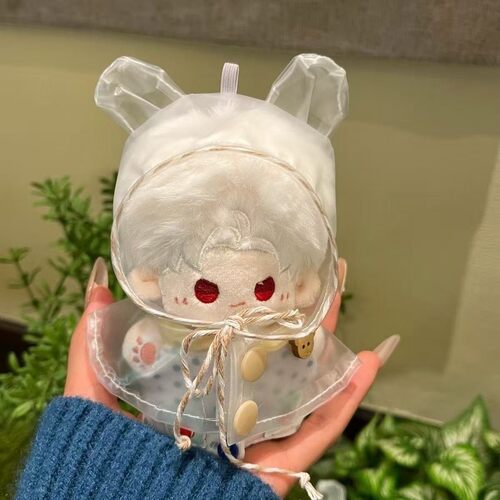 透明雨衣(适用10-13cm的娃娃)透明雨衣(适用10-13cm的娃娃)