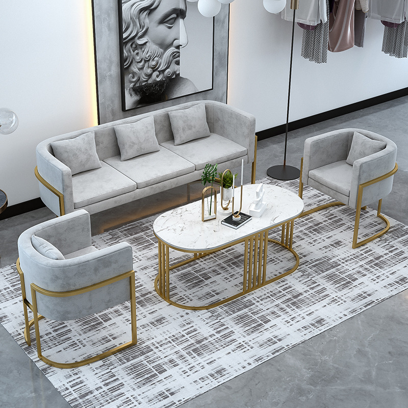 卡座沙发 奶茶店咖啡厅桌椅组合简约甜品店 双人休闲休息区小沙发