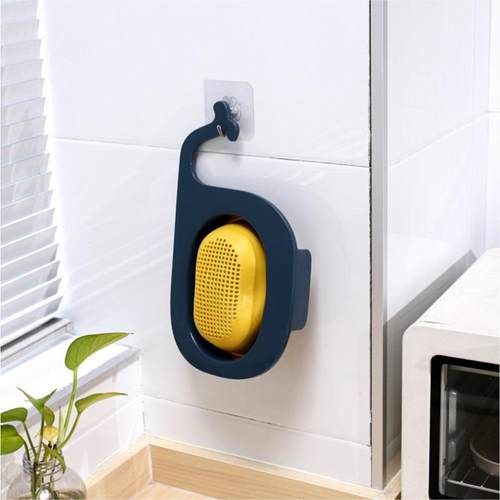 卡通小鲸鱼果蔬沥水篮创意多功能厨房水槽悬挂垃圾过滤网收纳挂篮