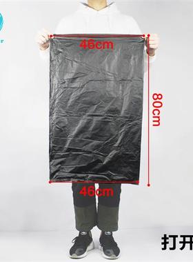 大号45L专用垃圾袋大码平口加厚黑色塑料袋包邮65*80