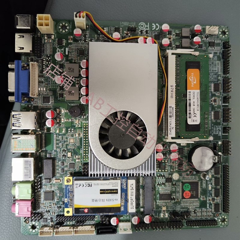 极速ZO-4030UT-6C1L工控小主板i3-4030U4 G内存120G固态17*17itx
