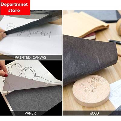 100pcs Transfer Paper Graphite Carbon Tracing Paper Painting