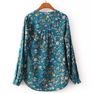极速HOT Sleeve Floral Long neck Casual Women SALES