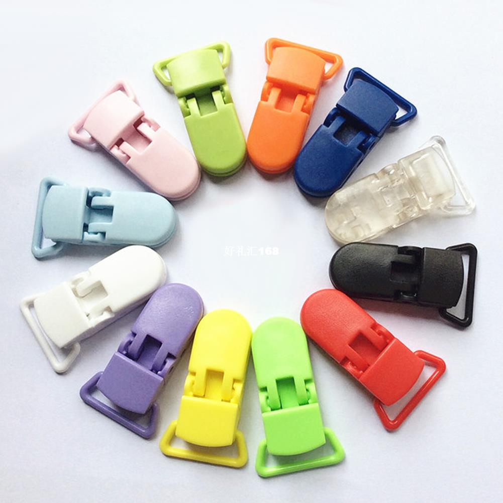 极速10pcs/set Baby Plastic Pacifier Clip Holder Soother Mam