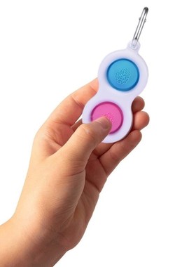 Finger Bubble Le Keychain Simple Dimple Keychain Silicone