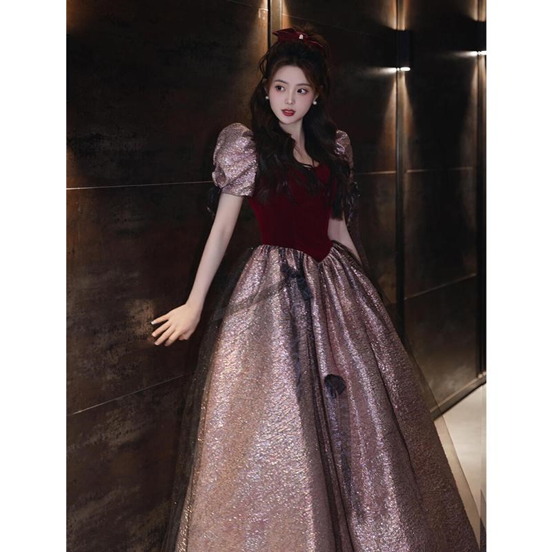 敬酒服新娘2025新款高端轻奢小众订婚礼服裙绝美高级感学生成人礼