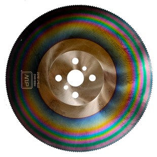 适用足M42七彩含钴高速钢锯片切管机水冷切片铁铝不锈钢无毛刺切