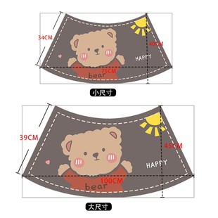 卡通家用浴室地垫硅藻泥吸t水软垫卫生间门口扇形弧形速干防滑脚