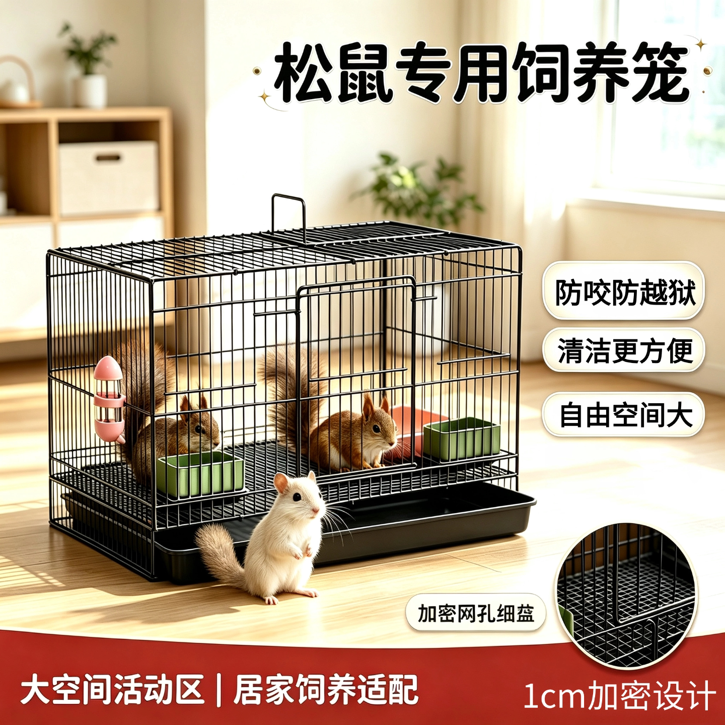 松鼠专用笼子家用金丝熊龙猫仓鼠笼子