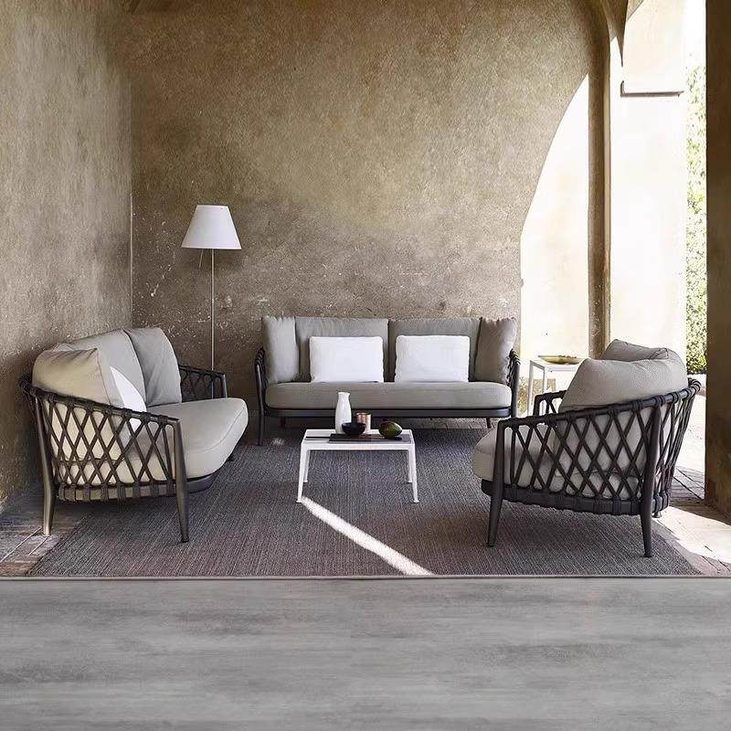 户外沙发庭院别墅阳台藤椅茶几家具组合藤编休闲露天花园防水防晒,住宅家具,藤/竹沙发,淘宝优惠券,粉丝福利购,淘宝优惠卷