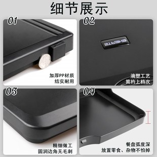 车载后排小桌板可折叠轿车上吃饭桌子就餐支架多T功能车内办公餐
