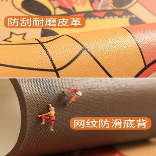 皮革可擦洗门g口地垫进门地毯入户门家用门垫卧室卡通脚踩垫可裁