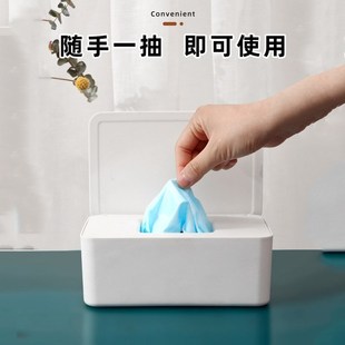 口罩收 家用一次性口罩收纳盒防尘密封便携口鼻罩暂存Q盒大容量装