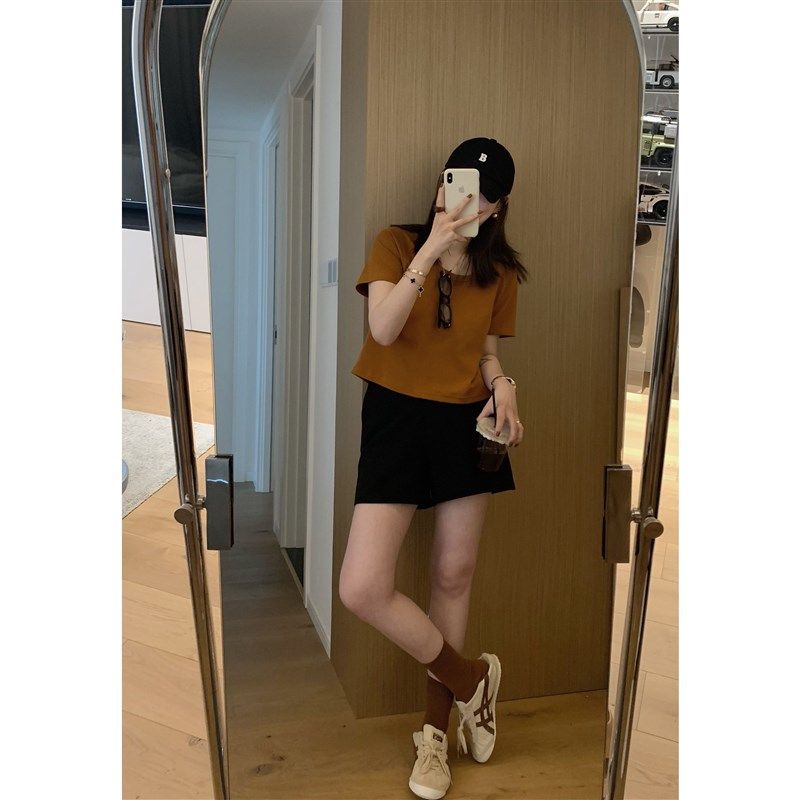 大码女装胖妹妹mm黑色高腰西装短裤夏季薄款宽松显瘦休闲裤200斤,女装/女士精品,大码裤装,淘宝优惠券,粉丝福利购,淘宝优惠卷