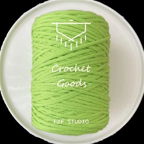 FZF手作钩织包包菜篮子专用线6针纱线扁带线DIY线材