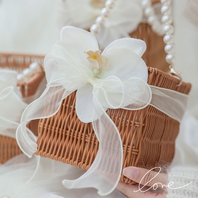 生日礼物盒伴娘伴手礼礼盒空盒女友高级手提篮礼品盒子结婚包装盒