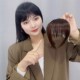 假发女水钻发箍空气刘海一体补发修颜自然隐形遮白发假刘海全真发