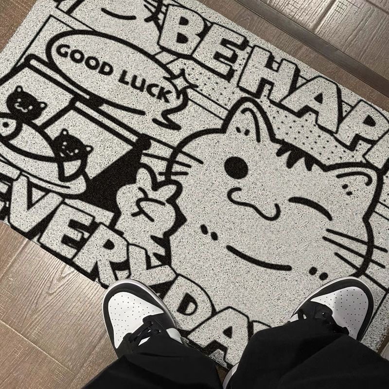 门口防滑地垫丝圈入户门垫可裁剪家用pvc脚垫子简约创意进门地毯,居家布艺,入户地垫,淘宝优惠券,粉丝福利购,淘宝优惠卷