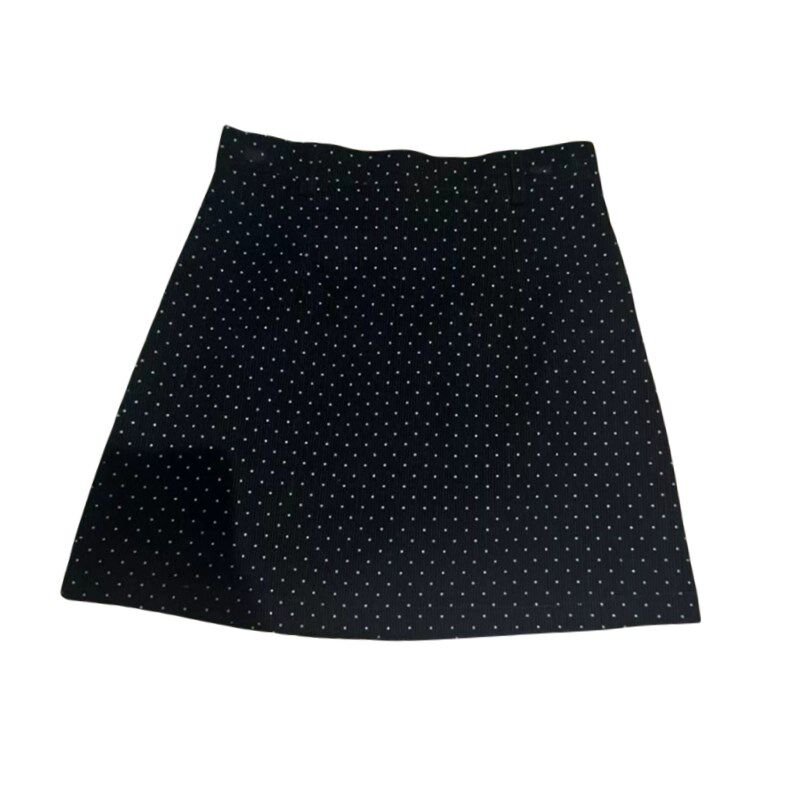 波点半身裙女灯芯绒短裙复古百搭小个子大码显瘦包臀裙条绒A字裙