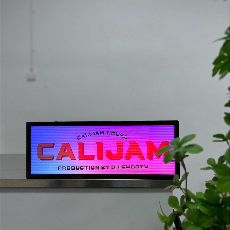 幻彩变色RGB灯带波纹亚克力灯箱广告牌门头发光字牌匾个性定制