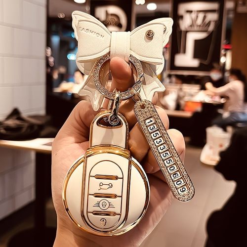 宝马mini钥匙套女迷你cooper壳countryman扣f54f55f56F60车钥匙壳