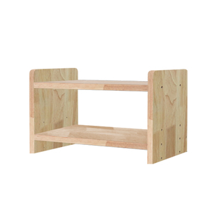 打印机置物架双层复印机收纳架桌面书架公室整理架实木支持定制