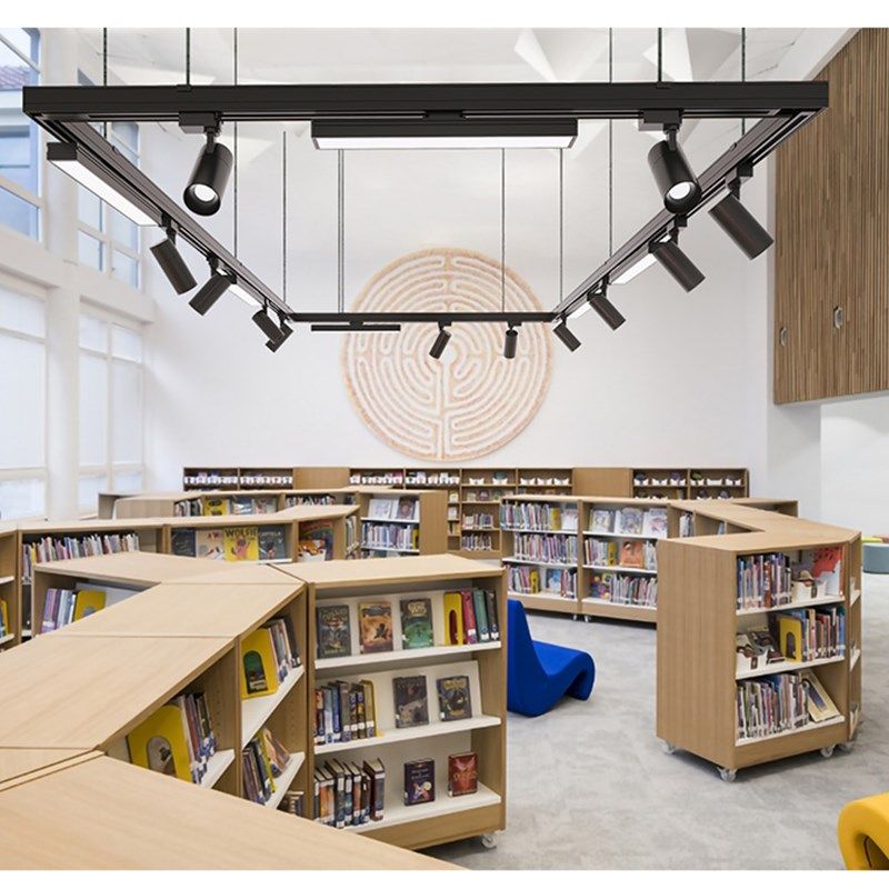 二线服装店led射灯明装30W商用背景墙聚光中性导轨式高显色轨道灯,家装灯饰光源,轨道灯,淘宝优惠券,粉丝福利购,淘宝优惠卷