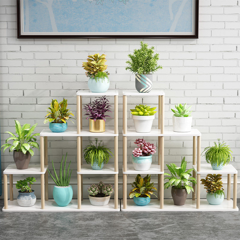 客厅花架2021新款落地式实木多肉植物多层花架子阳台室内置物架,住宅家具,花架/花几,淘宝优惠券,粉丝福利购,淘宝优惠卷