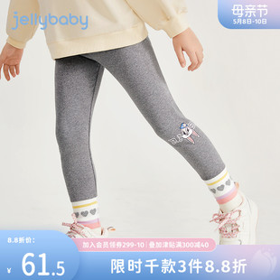 女童加绒打底裤春秋2儿童春款薄绒小童春装外穿3一岁宝宝春季裤子