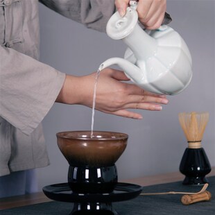 宋代点茶茶盏托盏托生漆大漆传统漆器仿宋点茶茶具杯托天目盏托