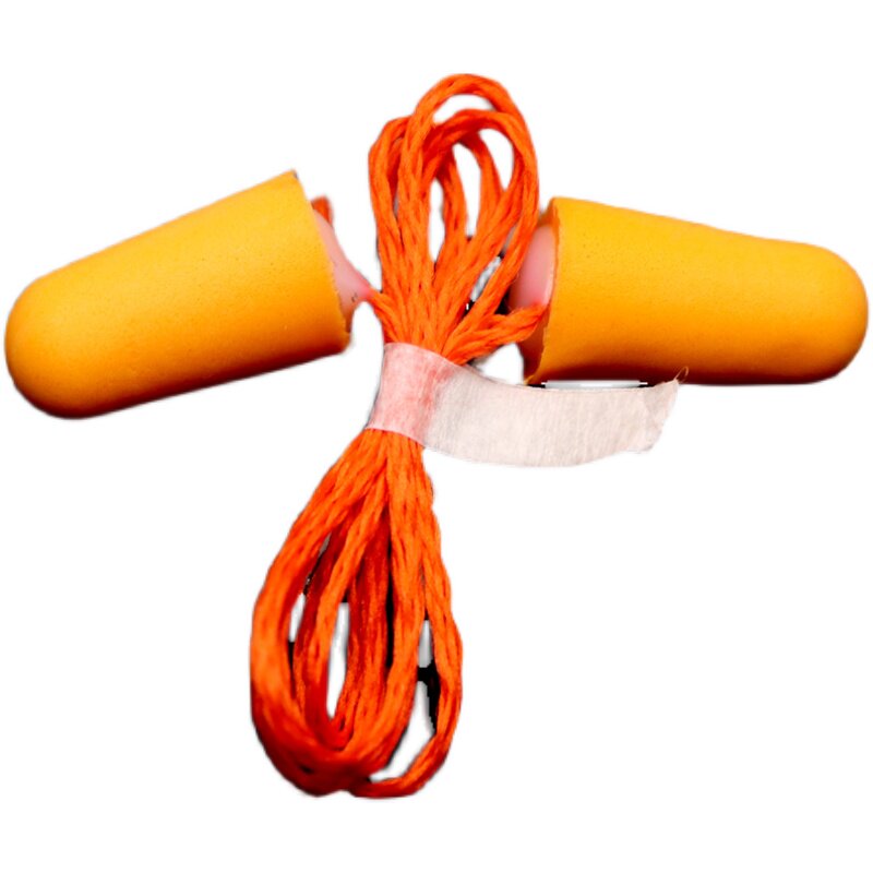 1270工业耳塞睡眠降噪隔音圣诞树型耳塞防机械降噪音带线工厂耳塞