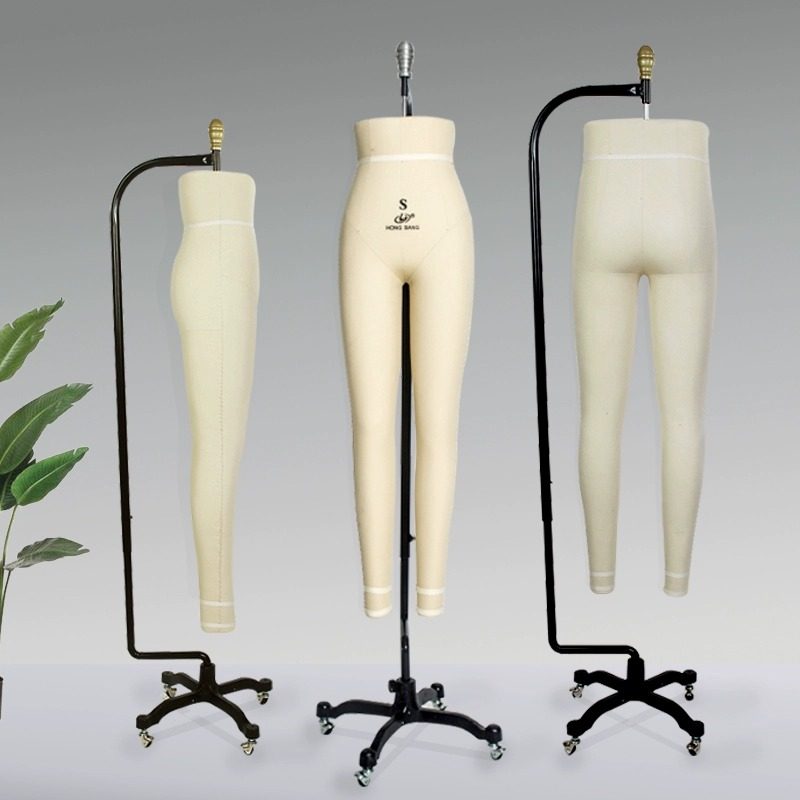 红邦国内标准女人台立体裁剪裤模下半身裤子打板制衣设计腿模拍摄