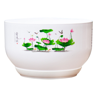 睡莲盆塑料养睡莲的专用盆缸大植物无孔水培花盆碗莲铜钱草荷花盆