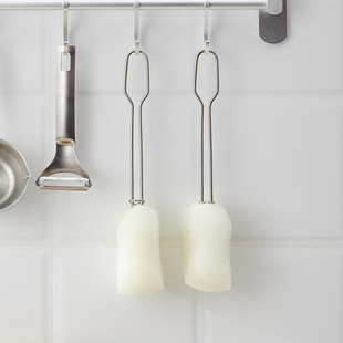 米立风物长柄杯刷水杯清洗神器无死角海绵清洗刷家用洗杯子奶瓶刷