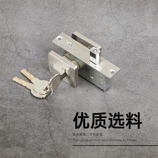 断桥门地锁地弹门地锁不锈钢平头锁铝合金门锁包框锁有框玻璃门锁