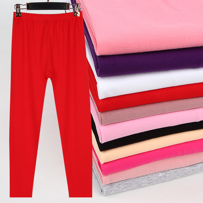 女士莱卡棉高腰秋裤单件纯棉线裤修身全棉保暖打底裤加大码棉毛裤