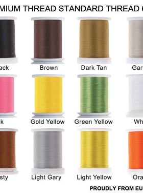 溪感欧洲进口高级标准100D飞蝇钩绑制线飞蝇躯体打结绑制线