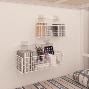 速发墙物置上架整生间贴墙壁挂免打孔床上收纳卫理架宿舍床头墙面