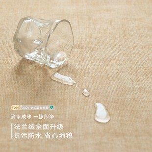 卧室床边毯防水免洗可擦房间地垫大面积全铺天津 地毯客厅2024新款