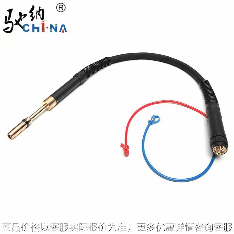 适配滨采儿焊枪二氧化碳自动气保焊枪欧式3-5米直柄CO2焊枪