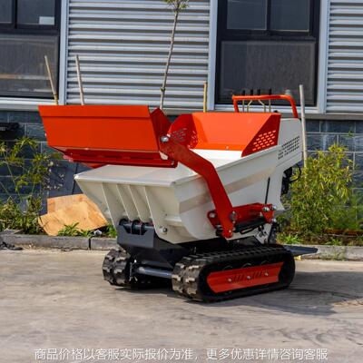 工厂供应新款手扶式自卸翻斗车 果园瓜果装载运输车 Tipper Truc