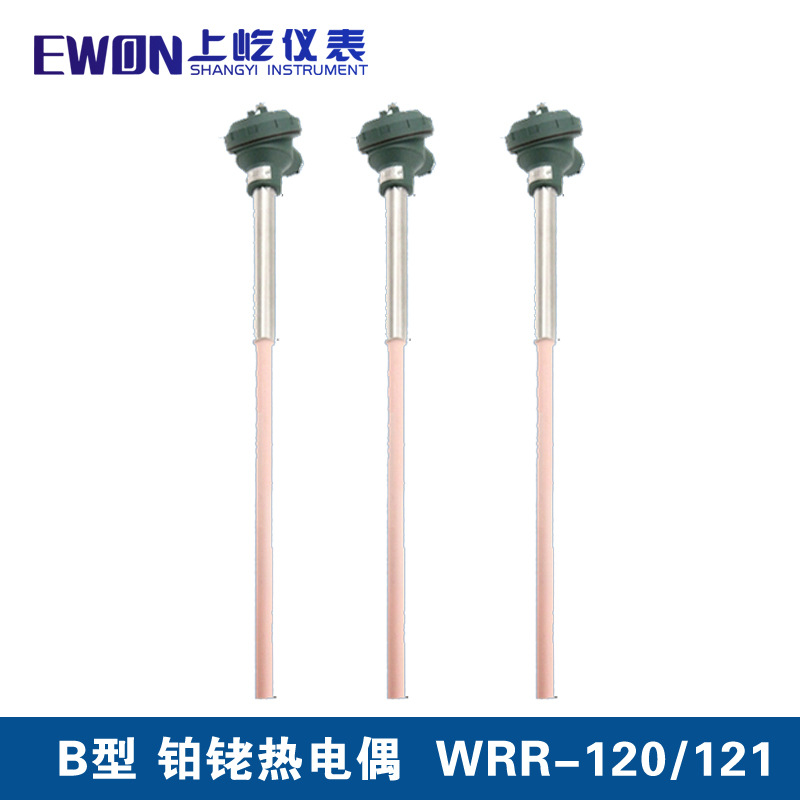 S型铂铑热电偶WRR-120 WRR121 B型铂热电偶WRP2-130 131耐温刚玉