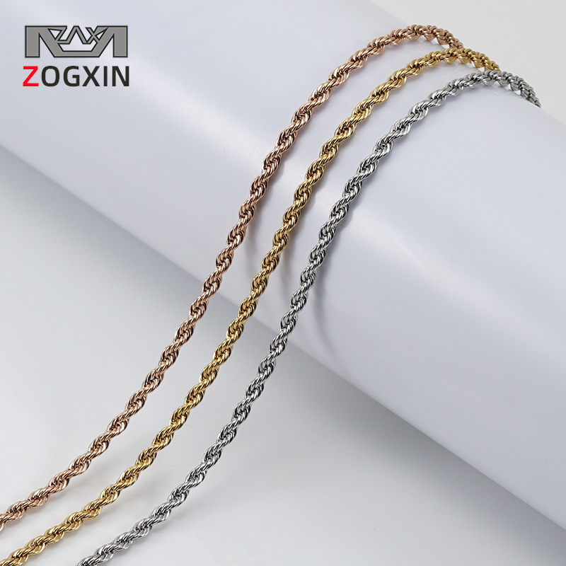 Golden steel, stainless steel jewelry, pendant necklace wit