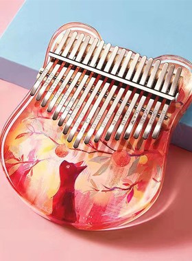 17-keys 21 Kalimba Finger Piano Whale Pattern Mbira Calimba