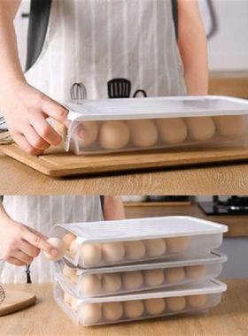 Large Capacity Stackable Eggs Basket Container Home Kitchen