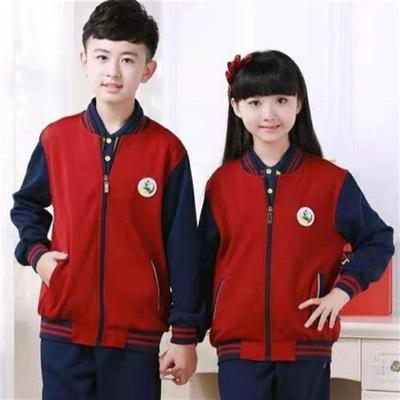 新品惠州市惠城区小学生校服学生冬装运动H套装工厂直销惠州统一