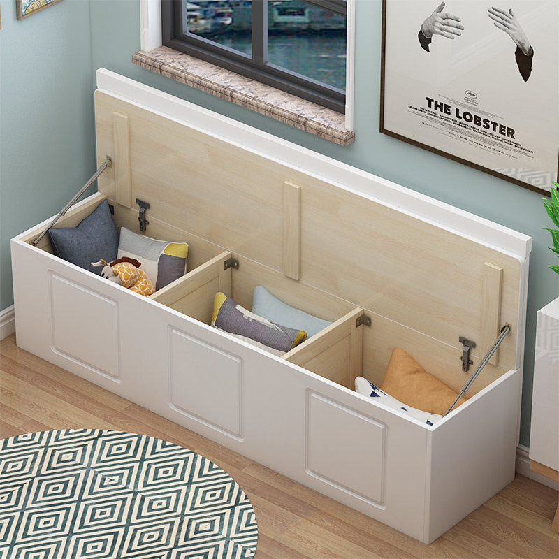 实木卡座家用定制储物凳餐桌椅转角L型地中海卡座沙发柜组合定制