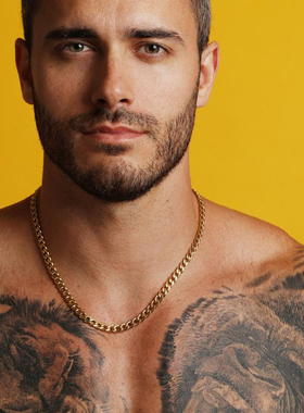 2021 Classic  Figaro Chain Necklace Men Stainless Steel  Fas